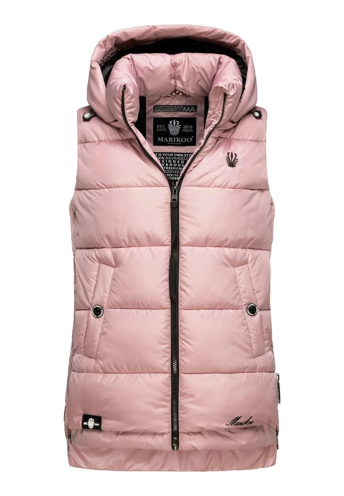Marikoo Zarinaa - Bodywarmer - Powder Rose 7 Marikoo Zarinaa - Bodywarmer - Powder Rose - Afbeelding 5