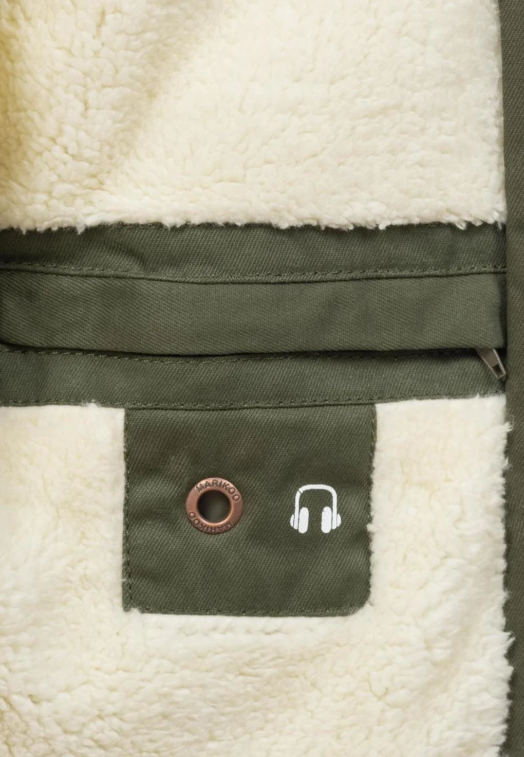 Marikoo Manolya - Winterjas - Forest Green 7 Marikoo Manolya - Winterjas - Forest Green - Afbeelding 5