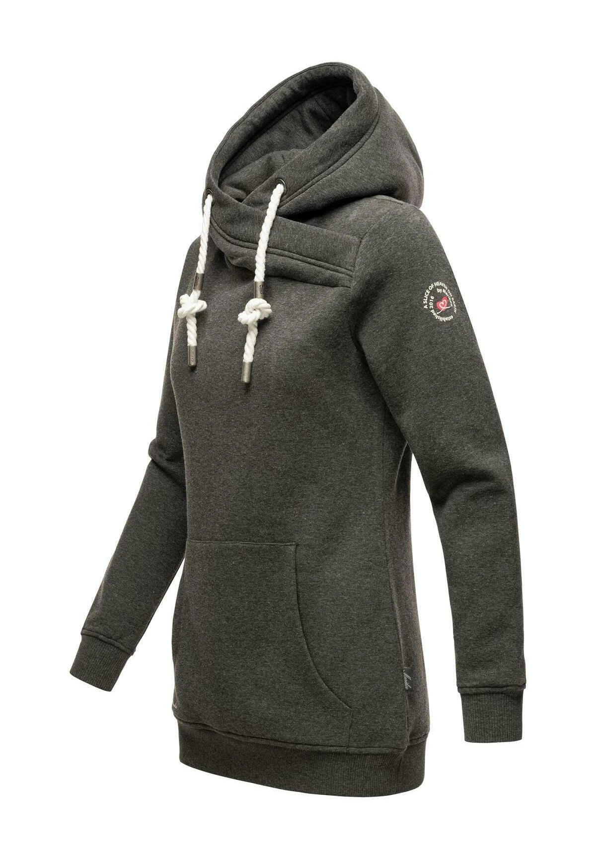 Marikoo Izuyaa - Hoodie - Dark Grey Melange 7 Marikoo Izuyaa - Hoodie - Dark Grey Melange - Afbeelding 5