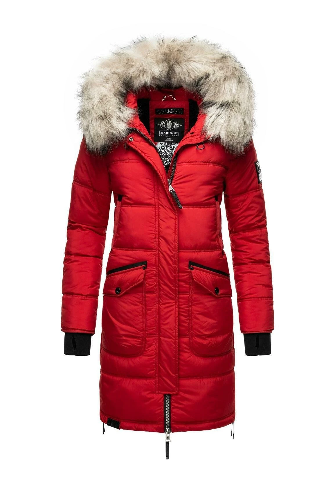 Marikoo Chaskaa - Winterjas - Light Red 3 Marikoo Chaskaa - Winterjas - Light Red