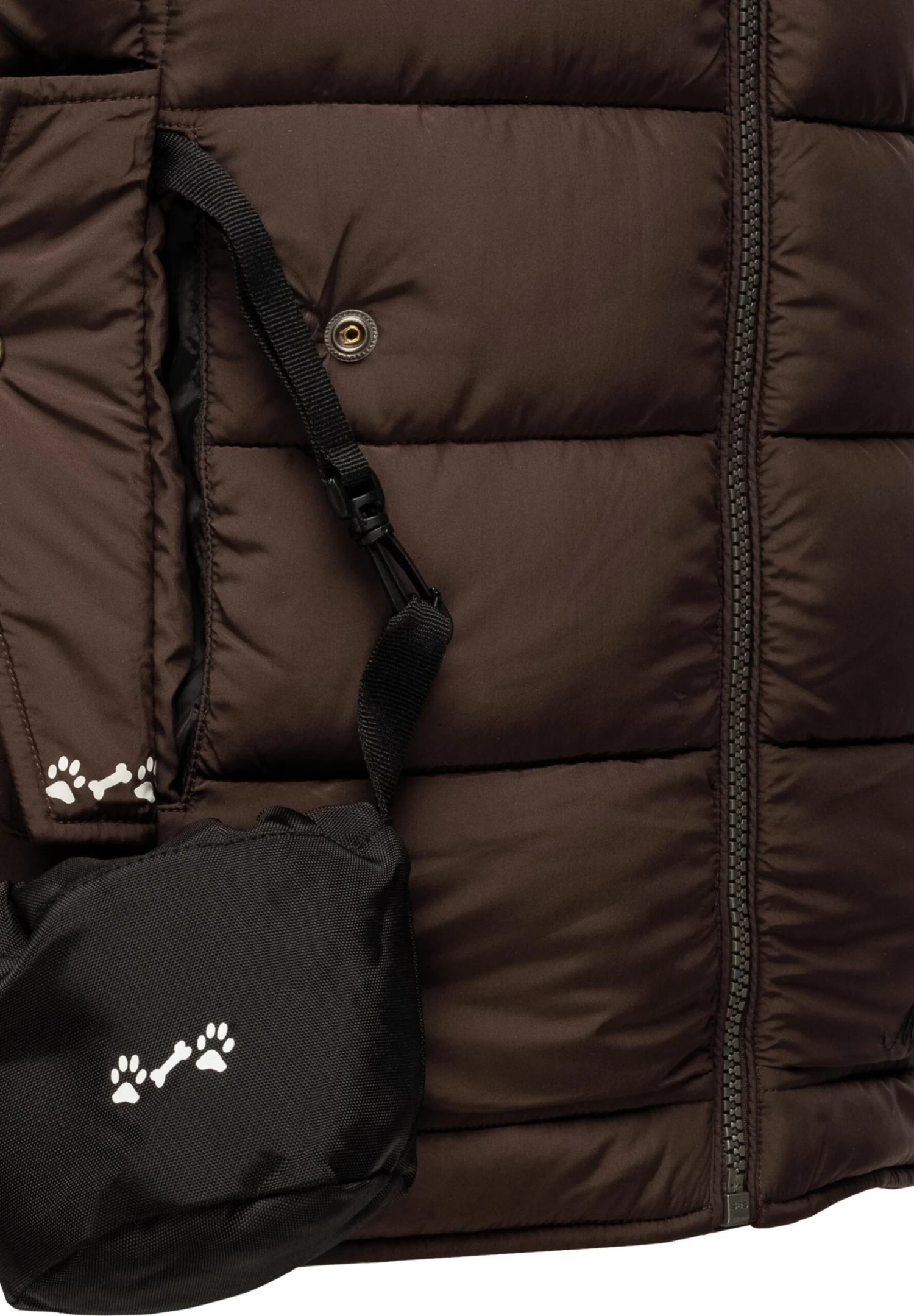 Marikoo Taisaa - Bodywarmer - Dark Choco 9 Marikoo Taisaa - Bodywarmer - Dark Choco - Afbeelding 7