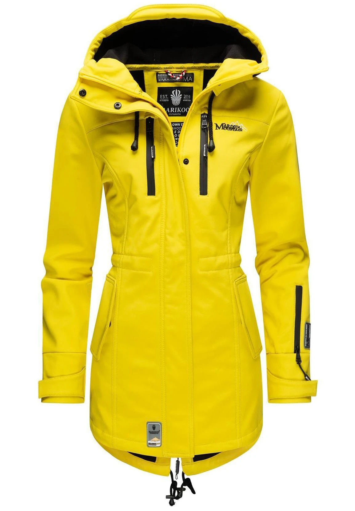 Marikoo Zimtzicke - Parka - Dark Yellow 3 Marikoo Zimtzicke - Parka - Dark Yellow