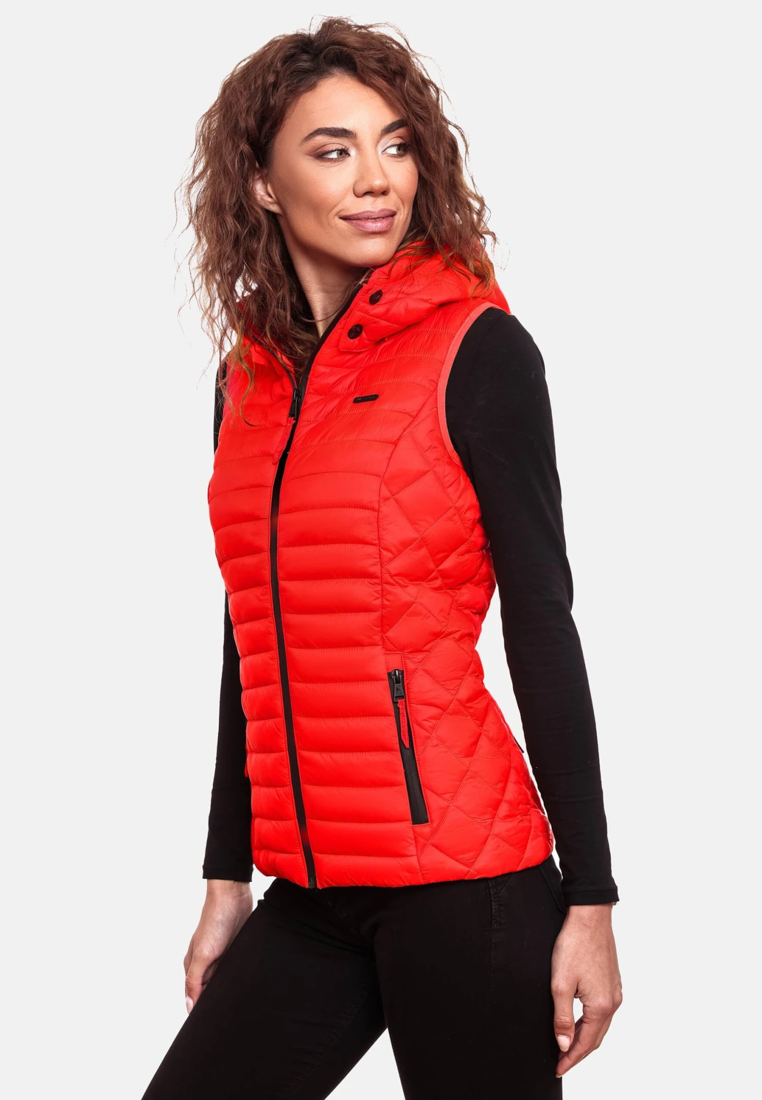 Marikoo Hasenpfote - Bodywarmer - Neon Coral 5 Marikoo Hasenpfote - Bodywarmer - Neon Coral - Afbeelding 3